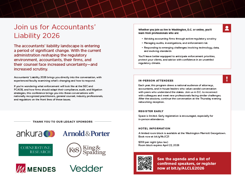 Accountants' Liability 2026 Brochure